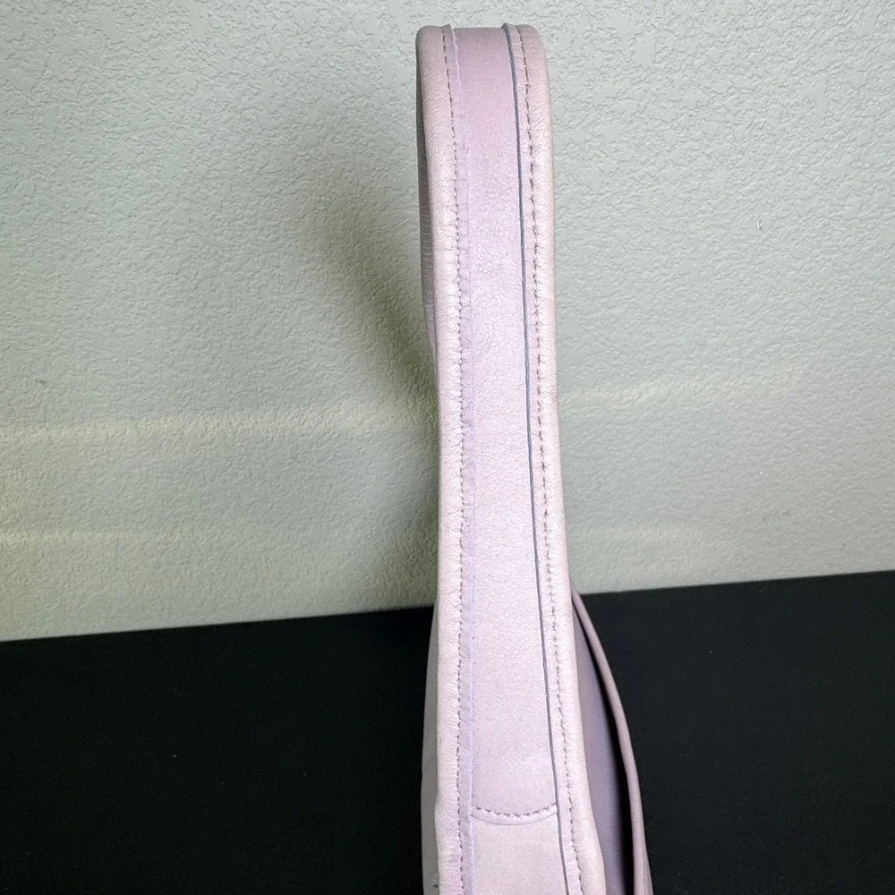 Coach Ergo Pocket Zip 9033 Lavender Purple Leather Vintage 90s Hobo Bag